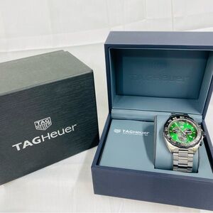 TAG HEUER FORMULA 1 CHRONOGRAPH - 43 mm Green Dial Men's Quartz Watch